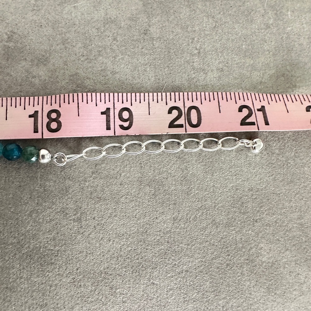 Faceted Apatite bead Necklace by Jay King - Picture 7 of 7